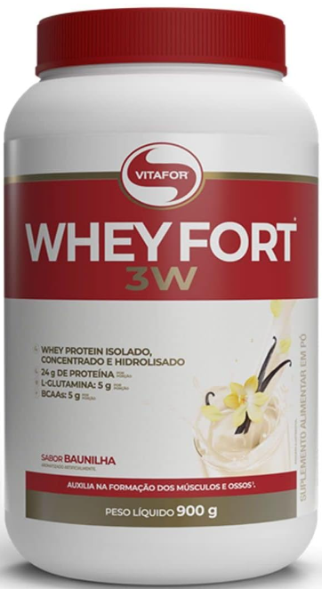 WHEY FORT 3W BAUNILHA/CHOCOLATE