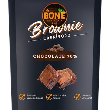 BONE BROWNIE - 100% E 70% CACAU 